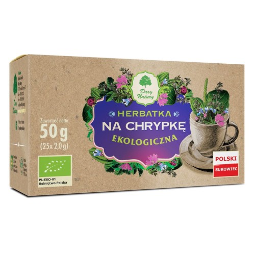 Herbatka Na Chrypkę fix BIO 25*2g DARY NATURY