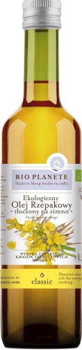 BIO PLANETE Olej rzepakowy virgin BIO 500ml