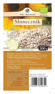 PIĘĆ PRZEMIAN Słonecznik bezglutenowy BIO 500g