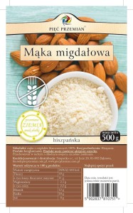 PIĘĆ PRZEMIAN Mąka migdałowa PREMIUM bezglutenowa 500g