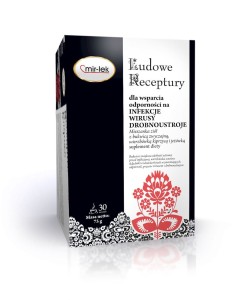 LUDOWE RECEPTURY wsparcie odporności na infekcje, wirusy, drobnoustroje 30 saszetek MIR-LEK