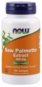 NOW FOODS Saw Palmetto Extract 160mg, 120sgels.