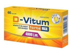 D-Vitum Forte 4000 j.m. Max 60 kaps.