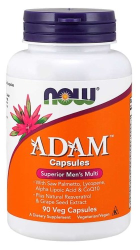 NOW FOODS ADAM - Multi-Vitamin for Men 90 vcaps.