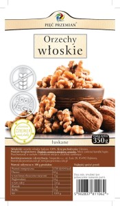 PIĘĆ PRZEMIAN Orzechy włoskie bezglutenowe 350g