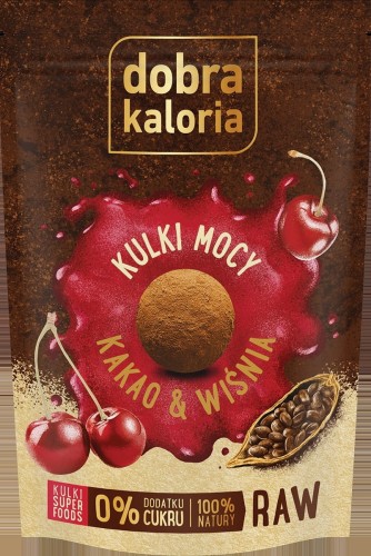 Kulki mocy - Kakao & Wiśnia 58g DOBRA KALORIA - KUBARA