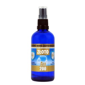 Mikro-Złoto koloidalne SPRAY Au200 20ppm 100ml PRO AKTIV
