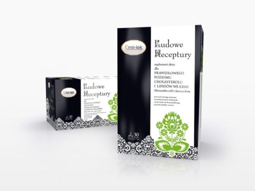 LUDOWE RECEPTURY prawidłowy poziom cholesterolu i lipidów we krwi 30 saszetek MIR-LEK