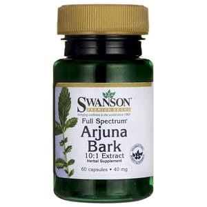 SWANSON Arjuna Bark 10:1 Extract 40mg, 60kaps.