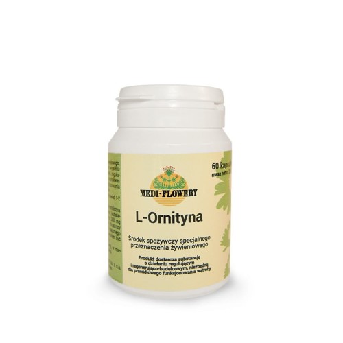 L-Ornityna 250mg, 60kaps. MEDI-FLOWERY