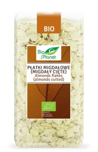 BIO PLANET Migdały cięte (płatki migdałowe) BIO 300g