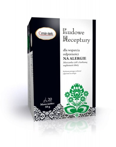 LUDOWE RECEPTURY wsparcie odporności na alergie 20 saszetek MIR-LEK