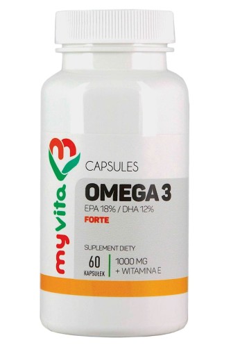 MyVita Omega-3 Forte 1000mg, 60kaps.