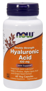 NOW FOODS Hyaluronic Acid 100mg, 60vcaps. - Kwas hialuronowy