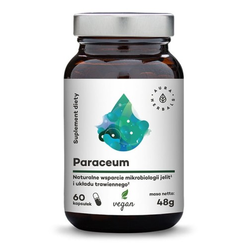 AURA HERBALS Paraceum - naturalne wsparcie jelit i trawienia 60 veg. kaps.