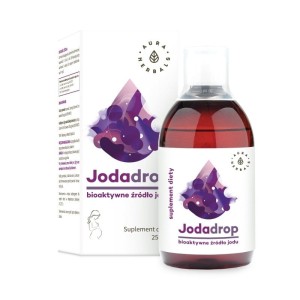 AURA HERBALS JodaDrop w płynie 250ml - bioaktywne źródło jodu