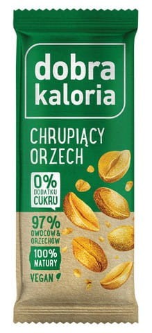 DOBRA KALORIA Baton Chrupiący orzech 35g KUBARA