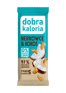 DOBRA KALORIA Baton Nerkowce & kokos 35g  KUBARA
