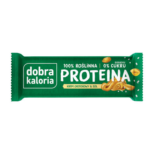 DOBRA KALORIA Baton PROTEINA Krem orzechowy & sól 45g KUBARA