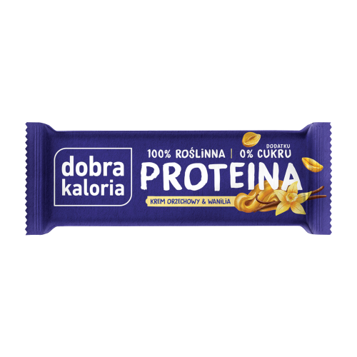 DOBRA KALORIA Baton PROTEINA Krem orzechowy & wanilia 45g KUBARA