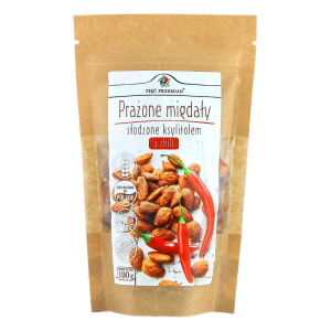 PIĘĆ PRZEMIAN Migdały prażone z ksylitolem i chili 100g