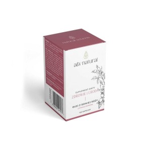 Olej z dzikiej róży z żywicą cedrową 100 kaps. A&V Natural