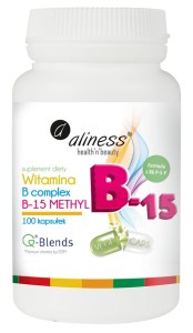 Aliness Witamina B Complex B-15 Methyl 100 kapsułek