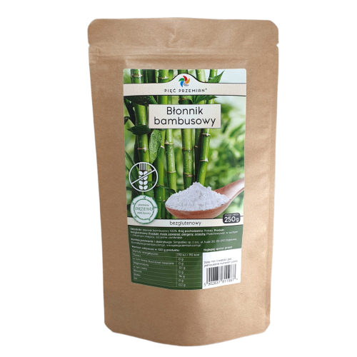 PIĘĆ PRZEMIAN Błonnik bambusowy 250g