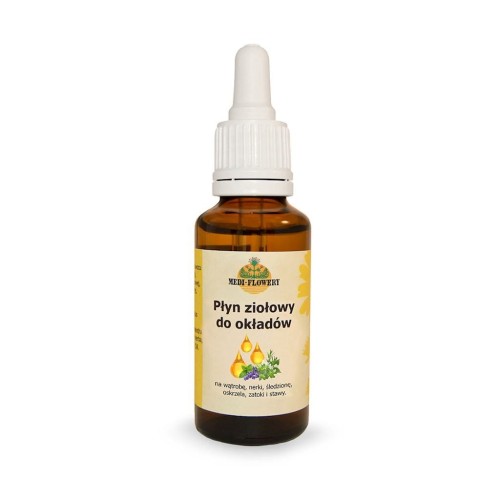 Płyn ziołowy do okładów 30ml MEDI-FLOWERY