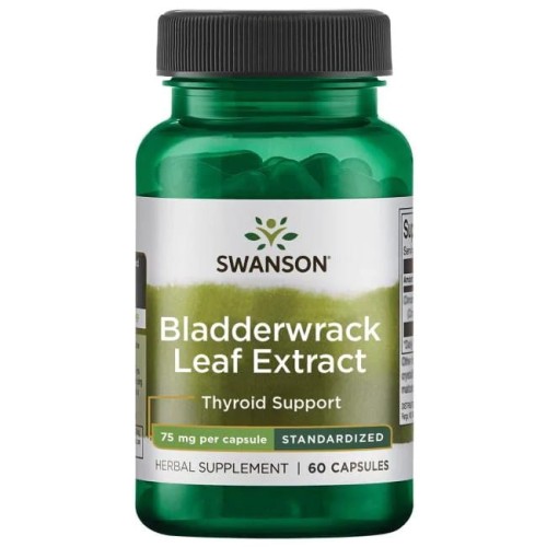 SWANSON Bladderwrack Leaves 60kaps. - Morszczyn Pęcherzykowaty