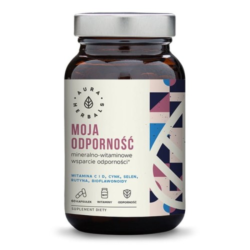 AURA HERBALS Moja odporność - witaminy i minerały 60 veg. kaps.