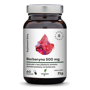 AURA HERBALS Berberyna 245mg, 60 veg. kaps.