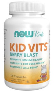 NOW FOODS Kid Vits Berry Lemonade 120 tabl. do ssania - Multiwitamina dla dzieci