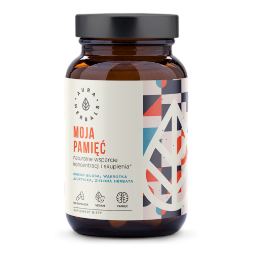 AURA HERBALS Moja Pamięć, koncentracja i skupienie 60 veg. kaps.