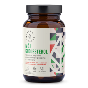 AURA HERBALS Mój Cholesterol, prawidłowy poziom 60 veg. kaps.