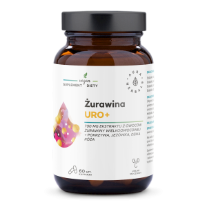 AURA HERBALS Żurawina Uro+ 60 veg. kaps.