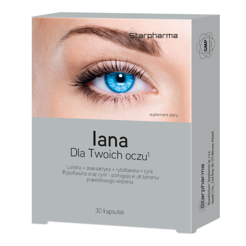 IANA dla twoich oczu - suplement diety 30kaps. STARPHARMA