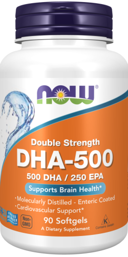 NOW FOODS DHA-500, 90sgels. (500 mg DHA / 250 mg EPA)