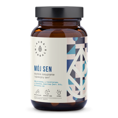 AURA HERBALS Mój Sen - szybkie zasypianie i spokojny sen 60 kaps.