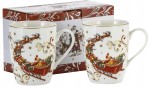 Zestaw prezentowy 2 kubki świąteczne porcelanowe 360ml