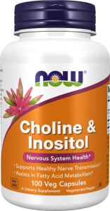 NOW FOODS Choline & Inositol 100vcaps. - cholina i inozytol