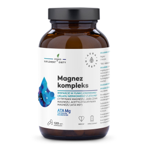 AURA HERBALS Magnez kompleks 120 kaps.