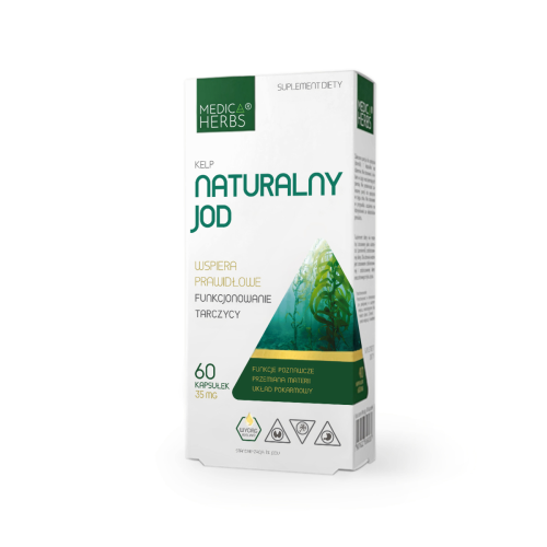 MEDICA HERBS Naturalny Jod 350mcg, 60 kaps.