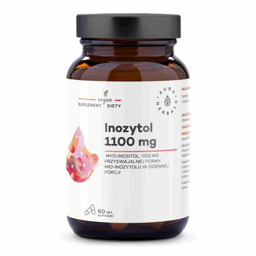 AURA HERBALS Inozytol 1100mg 60 kaps.
