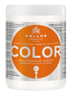 Kallos  Color UV maska do włosów farbowanych  ochrona UV filter 1000ml