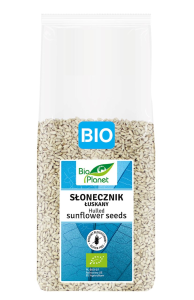 BIO PLANET Słonecznik łuskany bezglutenowy BIO 800g