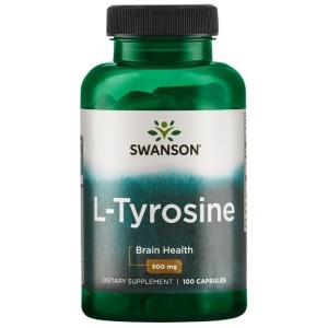 SWANSON L-Tyrozyna 500mg, 100kaps.