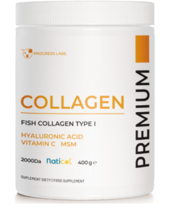 Progress Labs Kolagen Rybi Premium 10 000mg HA MSM WIT C  400g