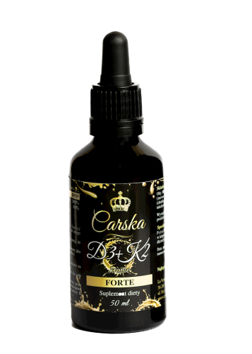 CARSKA Witaminy D3 + K2 Forte 50ml (1600 porcji)
