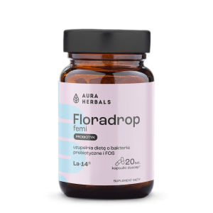 AURA HERBALS Floradrop femi probiotyk kapsułki 20 szt.